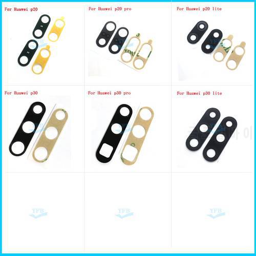 20pcs Rear Camera Lens Replacement For HuaWei P20 P30 Lite Pro Back Cam Glass Lens Cover Holder