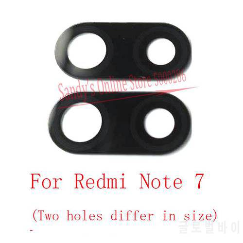 20 Pcs/Lot Rear Back Camera Glass Lens Cover For Xiaomi Redmi Note 7 With Glue Back Main Camera Lens Glass Replacement Parts