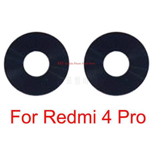 New For Xiaomi Mi Redmi 4 Pro Rear Back Camera Glass Lens Cover With Sticker For Redmi 4pro Redmi4 Pro Camera Lens Glass Part