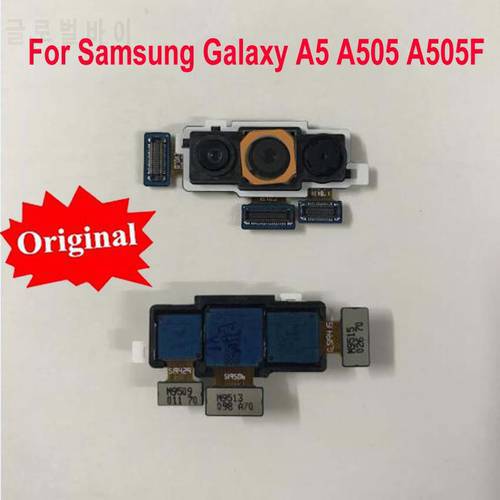 Original Tested Working Main Big Rear Back Camera Module For Samsung Galaxy A5 A505 A505F Phone Flex Cable Replacement