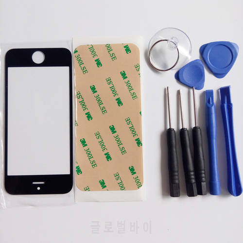 Front Outer Glass Lens Replacement parts for iPhone 5 5C 5S SE LCD TouchScreen repair & tools & Sticker