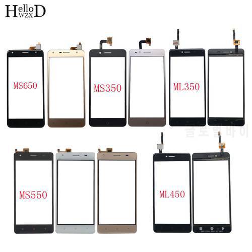 Mobile Touch Screen For DEXP Ixion ML350 ML450 MS350 MS550 MS650 Touch Screen Digitizer Panel Sensor Front Glass 3M Glue