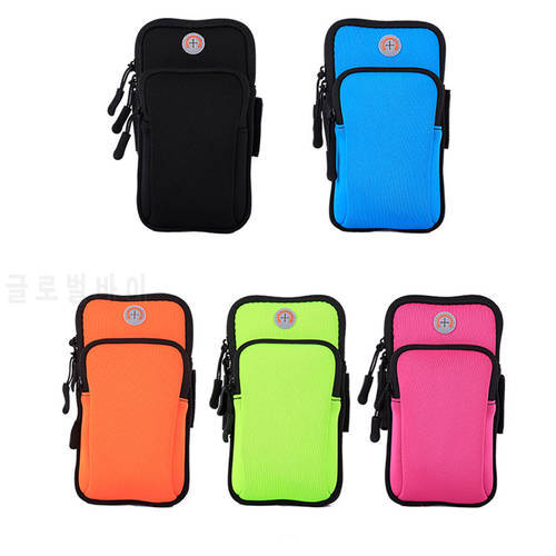 Universal Waterproof Sport Armband Bag Running Jogging Gym Arm Band Outdoor Fashion Sports Arm Pouch Phone Bag Case Cover 16.5CM