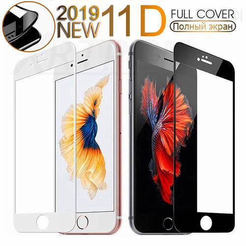 11D Curved Edge Tempered Glass on the For iPhone 7 8 6 6S Plus Screen Protector For iPhone 11 Pro X XS Max XR Protective Glass