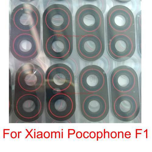 Cell Phone Rear Back Camera Glass Lens Cover For Xiaomi Mi Pocophone F1 PocophoneF1 Back Big Camera Lens Glass Spare Parts