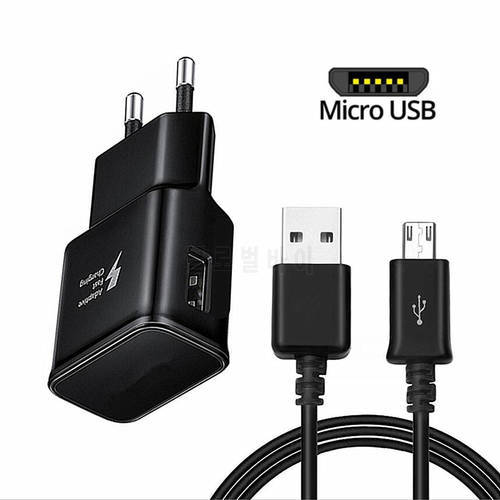 Fast Charger QC3.0 EU Quick charge adapter For Samsung Xiaomi Redmi 7 Huawei ZTE LG alcatel Oukitel Android Mobile phone cable