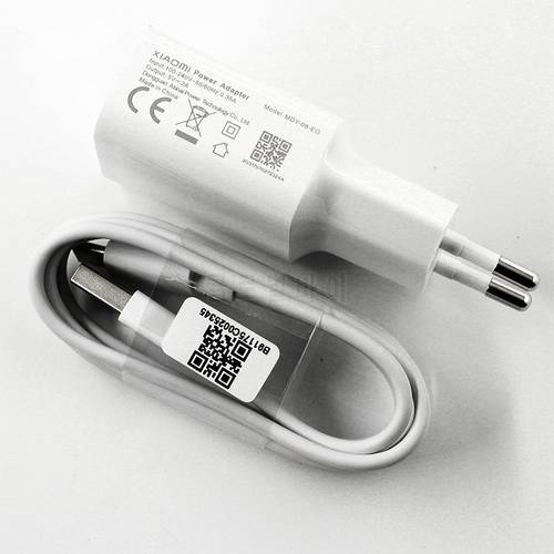 XIAOMI USB Charger EU Plug 5V2A Adapter micro usb type c cable for xiaomi mi 9 8 CC9 CC9e 9T A3 A2 A1 6 5 note 2 3 4 5 7 7A 6 6A