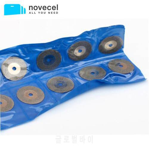 10pc Electric Grinder Grinding Wheel Glass Cutting Piece Diamond Slice Small Blade For Mobile Phone LCD Screen Glass Separating