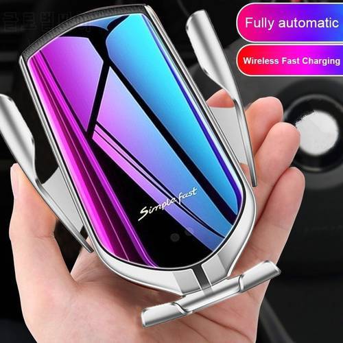 Wireless Car Charger For Samsung S10e S10 S9 S8 Plus Note 10 + 9 8 Simplefast Automatic Sensor Phone Holder Wirless Charger Fast