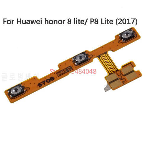 OEM New Power On/Off and Volume Buttons Flex Cable For Huawei Honor 8 Lite / P8 Lite (2017)