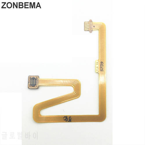 ZONBEMA Home Fingerprint Return Button Key Scanner Touch ID Sensor Ribbon Flex Cable For Huawei Y9 2018 Enjoy 8 Plus
