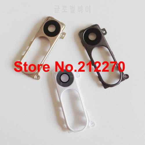 50pcs/lot New Rear Main Camera Glass Lens Cover With Frame Holder Replacement For LG G3 D850 D851 D855 Gold/White/Gray Wholesale