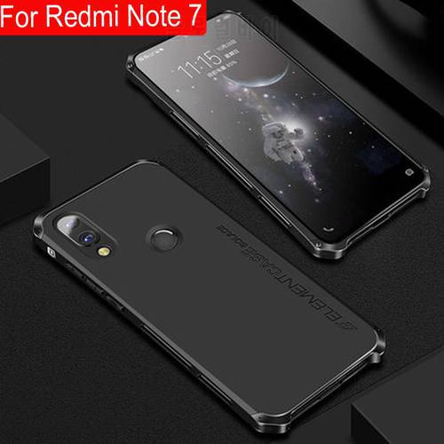 Metal Frame Phone Case For Xiaomi Redmi Note 7 Thin Hard Aluminium Hybrid PC Shell For Xiaomi Redmi Note 7 note7 Cases