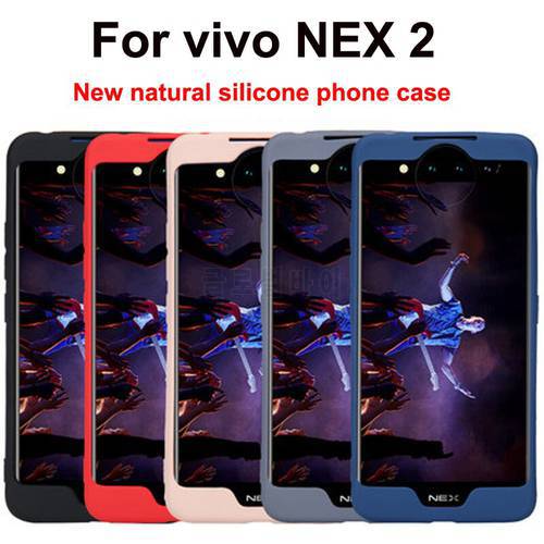 NEX2 natural silicone Case for Vivo NEX 2 Case 6.39&39&39 Anti-shock Contrast design Back Cover 2-Screen for VIVO Nex 2 Nex2 Cover