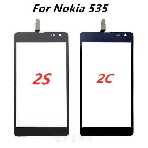 For Nokia Lumia 535 N535 CT2S1973 CT2C1607 Touch Screen Digitizer Outer Glass Panel Sensor