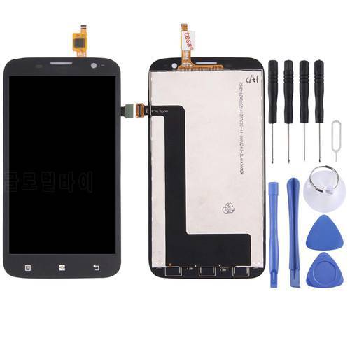 LCD Display Touch Screen Replacement LCD Screen and Digitizer Full Assembly for Lenovo A859 Repair Part Black