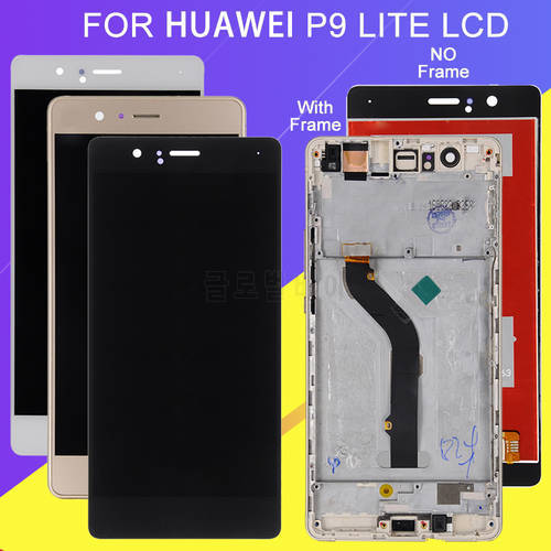 Catteny Replacement Display For Huawei P9 Lite Lcd Touch Screen L21 L22 L23 Digitizer Assembly Frame Free Shipping With Tools