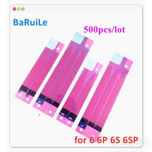 BaRuiLe 500pcs Battery Adhesive Sticker Strips for iPhone 5s 6 6s 7 8 plus X XS XR 11 12 13 Pro Max Double Tape Pull Trip Glue