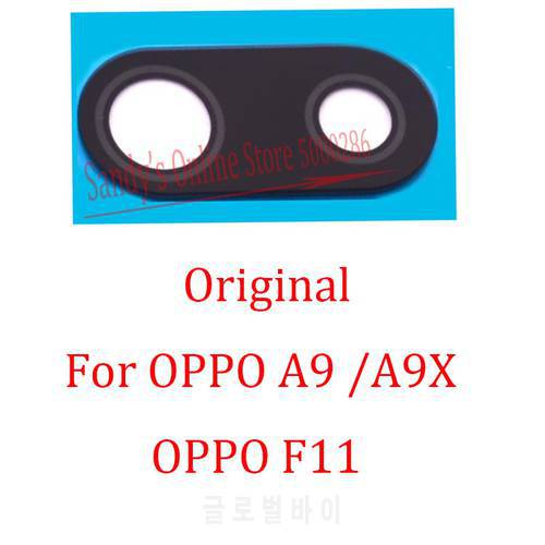 New Rear Back Camera Glass Lens Cover For OPPO A9 A9X F11 Back Big Main Camera Lens Glass With Glue Sticker Repair Spare Parts
