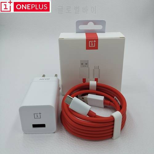 Original EU 6T Dash charger 5V/4A Fast charging 1m 1.5m USB typec cable wall power adapter for Oneplus 6t 5T 5 3T 3