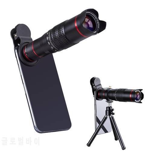 HD 4K 22x Zoom Mobile Phone Telescope Lens Telephoto External Smartphone Camera Lenses For IPhone Sumsung huawei phones