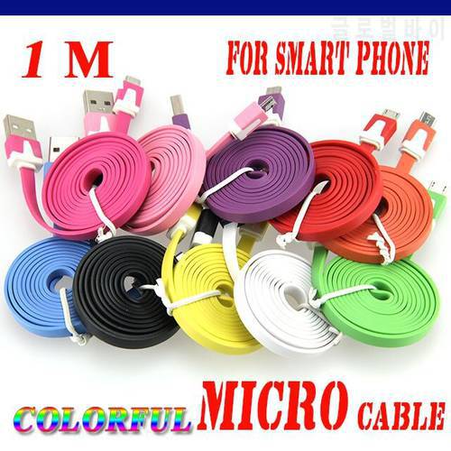 10pcs 1M 3ft Micro USB 2.0 Cable 5pin Sync Charging Fabric Mobile Phone Cables For Android Samsung Huawei Xiaomi HTC LG