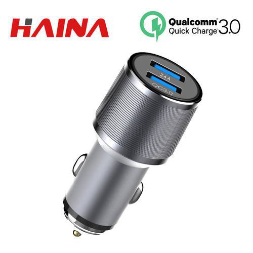 Car USB Charger Quick Charge 3.0 Mobile Phone Charger 2 Port USB Fast Car Charger for iPhone 7 Plus 8 X Samsung Huawei Xiaomi