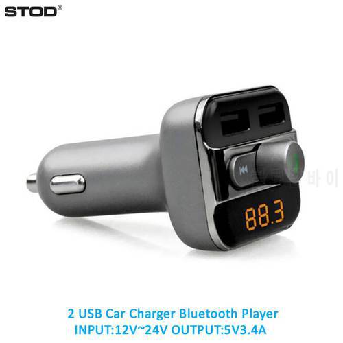 Car Charger USB TF Card U Disk Mp3 Music Player For iPhone 6S 7 Pro Plus iPadmini POCO Realme Redmi Mobile Phone Audio Adapter