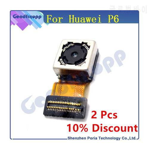 Mobile Phone Camera Modules For Huawei P6 Original Back Rear Camera Module Flex Cable For Huawei Ascend P6