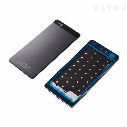 Battery Cover For Huawei P8 Lite Housing Cover LCD Front Frame+Back Battery Cover+Middle Frame Adhesive Sticker+Buttons