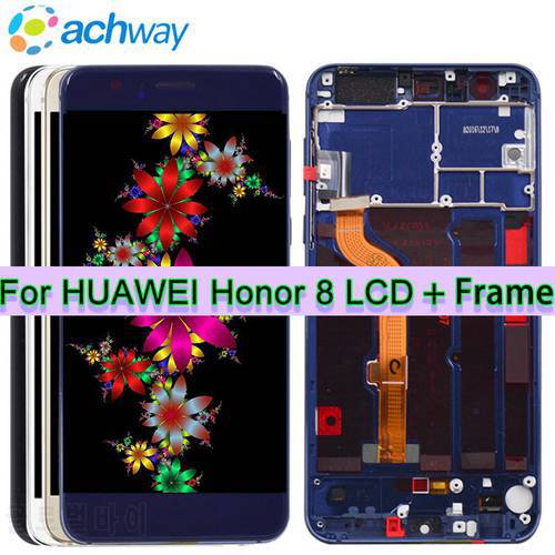 Tested New For Huawei Honor 8 LCD Display Touch Screen Digitizer Assembly Replacement 8 Lite LCD For Honor 8 Pro Display LCD