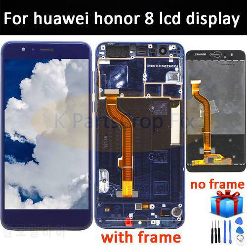 For Huawei Honor 8 LCD Display Touch Screen Digitizer For Honor8 For Huawei Honor 8 LCD With Frame FRD-L19 L09 L14 lcd Screen