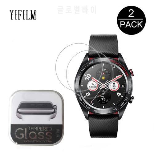 2.5D Tempered Glass Screen Protector For Huawei Honor Magic Watch 2 GT 2 3 GT2 42mm 46mm 43mm GS Pro Screen Protective Film