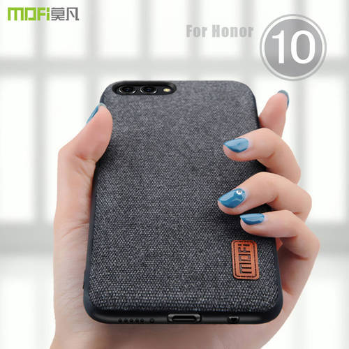 honor 10 case cover MOFI for huawei honor 10 fabrics Case for honor 10 Back Cover Case Soft Silicone full Cover frosted Case