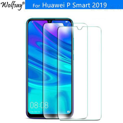 2PCS Tempered Glass For Huawei P Smart 2019 Glass Huawei PSmart 2019 Screen Protector Premium Glass Protector For Huawei P Smart