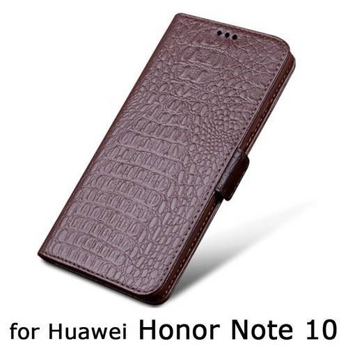 Handmade Cow Leather Phone Case For Huawei Honor Note 10 Cases Magntic Design Flip Wallet Case for Huawei Honor Note10 Skin Bag