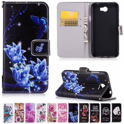 For Huawei Y5II Case Leather Flip Case For Huawei Y5 II Y6 II Compact Y 5ii / Y 5 II CUN-U29 CUN-L21 CUN-L01 Honor 5A Cases