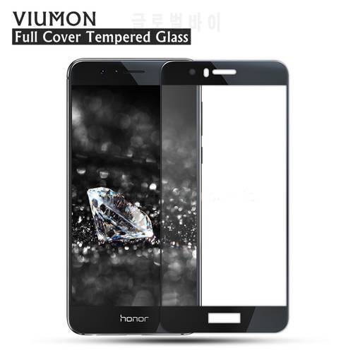 Full Cover Tempered Glass For Huawei Honor 8 Honor V8 Screen Protector Honor 8 Lite Full Coverage Screen Glass Toughened Film