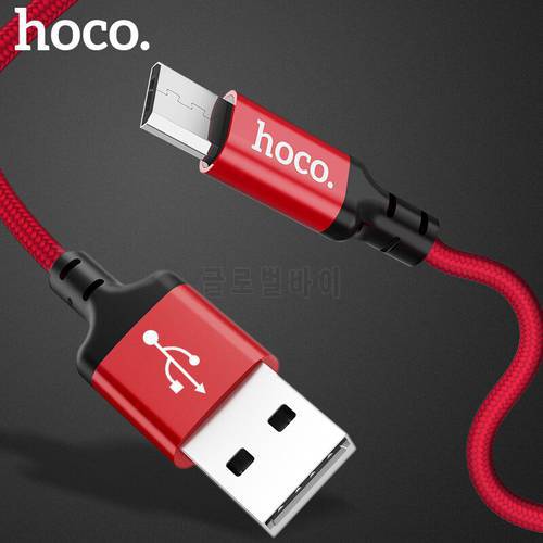 HOCO Original Micro USB Cable 2m 1m 5V2A Fast Charger USB Data Cable For Samsung Xiaomi for Huawei Mobile Phone Cables Android