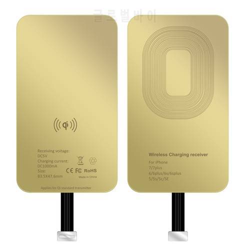 Ultrathin Qi Wireless Charging Receiver MicroUSB Type-C Receiver Module For IPhone 5SE 6S 7Plus samsung xiaomi huawei oppo vivo