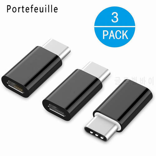 3PCS USB C to Micro USB Adapter Type C Charging Cable for Huawei p20 Lite P30 Samsung S10 S8 Plus S9 Oneplus 5 6 5T 7 6T Charger