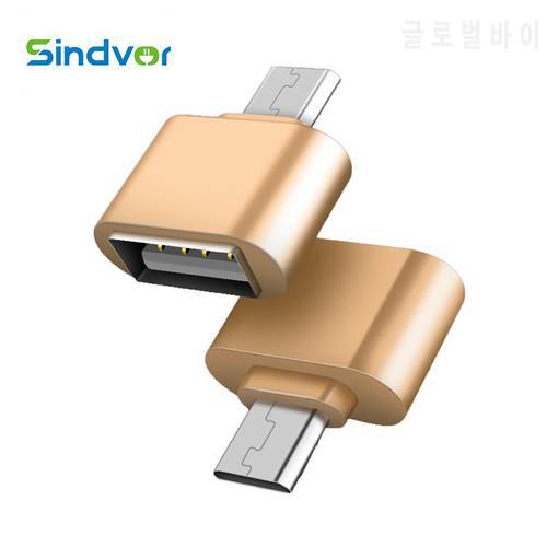 Sindvor Universal Mini Micro to USB 2.0 OTG Adapter Connector for Android Mobile Phone USB 2.0 High Speed OTG Cable Adapter