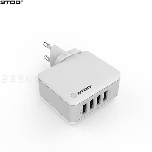 STOD Multi Port Travel Charger 4 USB 22W High Power Fast Charging For Realme POCO Redmi Infinix Cubot Phone Charge Wall Adapter