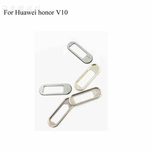 2PCS for Huawei honor V10 V 10 Home Button Home Button Finger Print Mounting Metal Plate Bracket Fastening Clip Cover