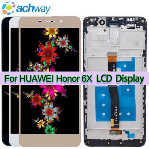 For Huawei Honor 6X LCD Display Touch Screen Digitizer Assembly BLN-AL10 LCD Replacement 5.5