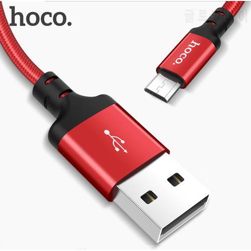 HOCO USB A to Micro USB 2A Quick Charging Cable for Xiaomi Redmi Samsung Huawei LG USB Fast Charger Cable Braided Data sync Wire
