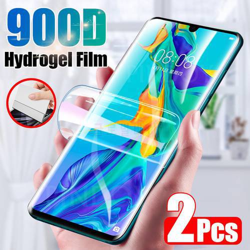 2Pcs Screen Protector For Huawei P30 P20 P40 Lite Pro P Smart 2019 Full Cover Hydrogel Film For Huawei Mate 20 30 Pro Not Glass