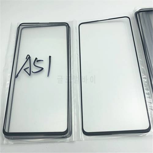 5Pcs Outer Glass For Samsung Galaxy A11 A31 A41 A51 A71 Laminated OCA Glue LCD Touch Screen Front Outer Glass Panel