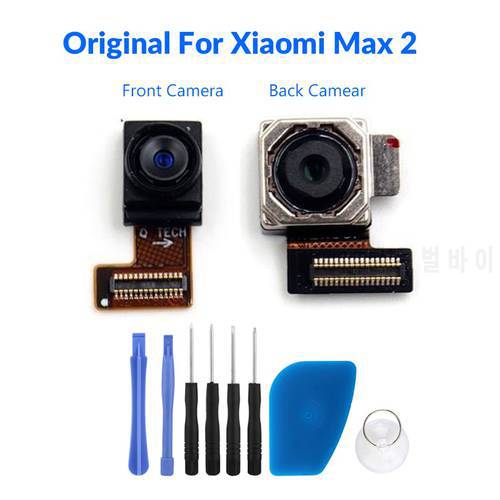 Tested Original For Xiaomi Mi Max 2 Front Small Rear Big Back Camera Module Mobile Phone Replacement Part Lens Repair
