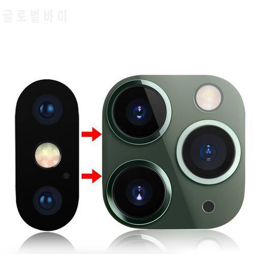 New Camera Lens Cover for IPhone X XS / XS MAX Seconds Change for IPhone 11 Pro Lens Sticker Modified Camera Cover